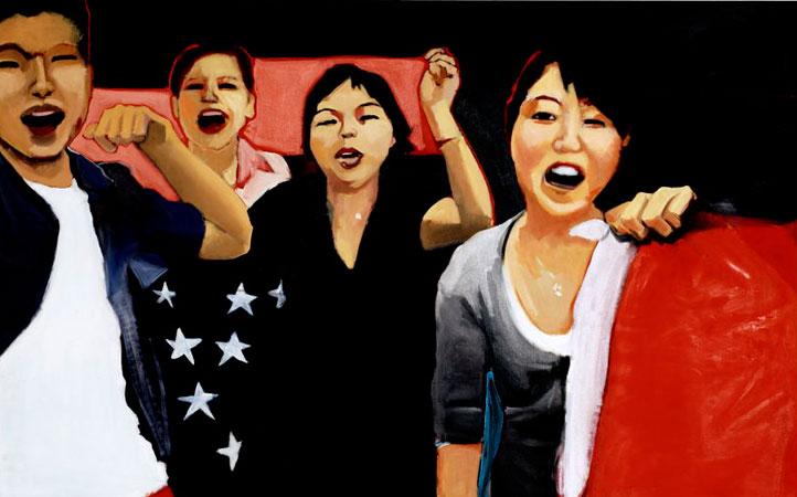 China Mood | Oil on canvas | ©Anna Muzi 