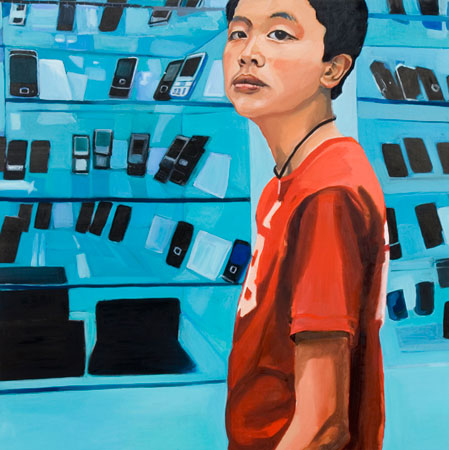 China Mood | Oil on canvas | ©Anna Muzi 