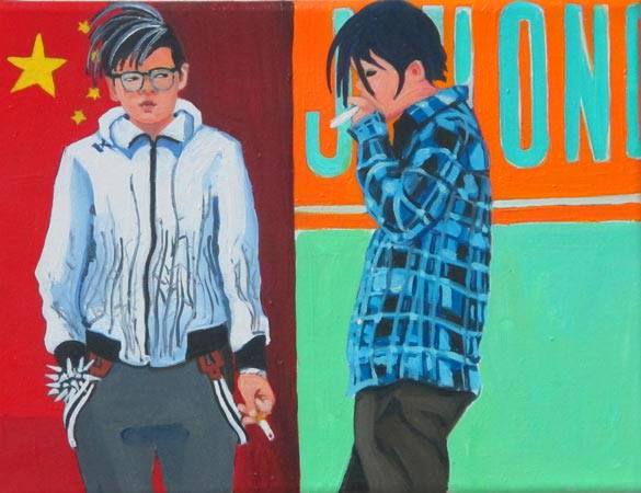 China Mood | Oil on canvas | ©Anna Muzi 